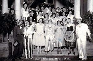 ORAN - BAL DU CERCLE MILITAIRE - 1932